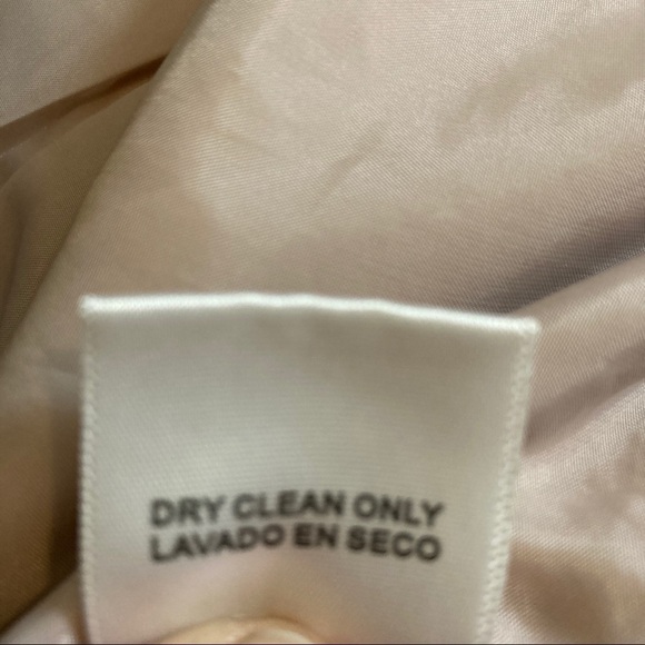 SOLEMIO Beige Vegan Suede Moto Jacket Size Large - Picture 15 of 16